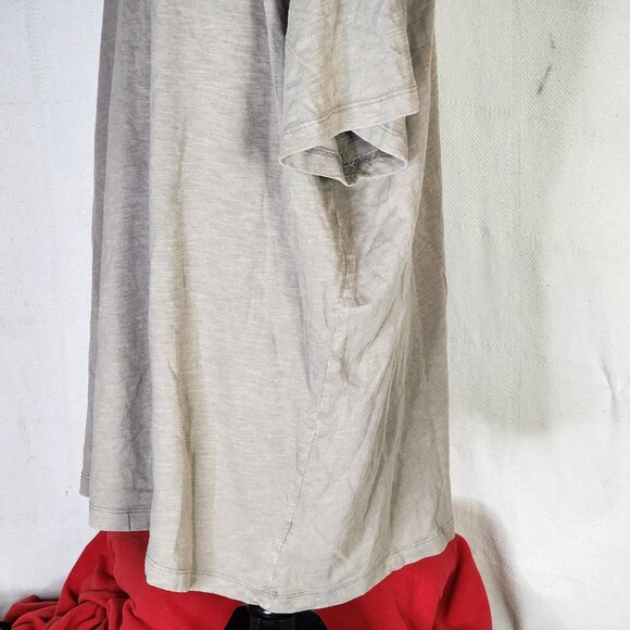 Universal Thread Goods Co. Galvanized Gray Cotton Fitted V Neck SS T-Shirt Sz 3X - Picture 10 of 16